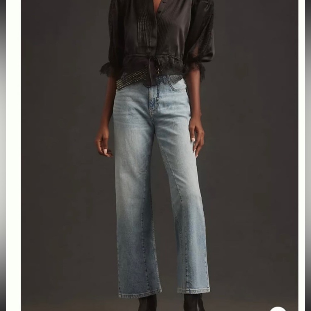 COPY - Anthropologie Pilcro Ellis Tapered Barrel Jeans